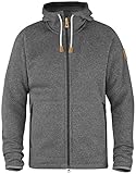 Fjällräven Herren Hoodie Övik Fleece, Dark Grey, L, F82252-030