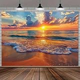 Um die Sonne in All ihrer Pracht zu sehen, ist der Strand unendlich und die Hawaii-Party ist leidenschaftlich.210X150cm