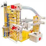 Ameisenfarm,Ameisennest mit Trinkwasser und Fütterungsfenster,Geeignet für Kinder, Studenten, Erwachsene um die Zuchtstation zu beobachten,Ameisenlebensraum des Lebens (Yellow)