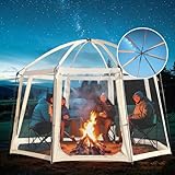 Bubble Zelt, Transparentes Zelt im Freien, Garten Iglu, Bubble House Zelt, Zelt Outdoorbubble, Bubble Iglu Zelt, Iglu Pavillon, Iglu-Kuppel, Garten, Terrasse, Überdachung, Unterschlupf, 400x400x250CM