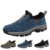 Trekking- & Wanderschuhe Für Herren, Naturstep Schuhe Herren Orthopädische Schuhe Slip On Sneaker Outdoor Wanderschuhe Bequeme Turnschuhe Gesundheitsschuhe Herrenschuhe Halbschuhe Sportschuhe Rutschfe