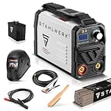 STAHLWERK Schweißgerät Vollausstattung ARC 200 MD – kompakt, leicht, tragbar, DC MMA, E-Hand, 200 A, IGBT-Single-Board, Hotstart, Anti-Stick & optionaler Lift-TIG-Funktion
