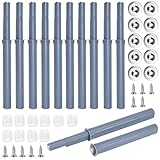 KLYNGTSK 10 Stück Möbel Türschloss Drucktüröffner Push to Open Türöffner Magnet Druckschnäpper Türschließer Schubladen Türdämpfer Magnetische Druckverschluss Schranktür Möbel Türschloss Oeffner