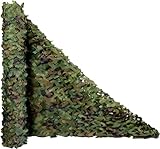 Fousam Tarnnetz Camouflage Netz, für Jagd, Sonnenschutz, Militär, Armee, Geburtstagsfeier, Autodeckung, Gartenzaun