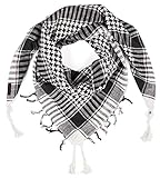 LOVARZI Schwarz Palästinenser Tuch - Damen und Herren Schal - Tuch für junge Männer und Frauen