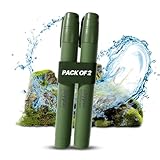 Joypur® Tragbarer Wasserfilter Outdoor - 99,9999% Bakterien & Viren entfernt - Leicht & Kompakt für Camping, Wandern, Survival - Hochleistungsfilter für Sauberes Trinkwasser (Grün*2)