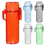 Wasserdichte Feuerzeughülle | Feuerzeughalter Mit Wasserdichter PP-Hülle | Wasserdichte Feuerzeugtasche Passend | Feuerzeugschutzhalter In Zufälligen Farben | Tragbare Gadget-Box Für Herren