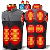 Panngu Beheizbare Weste Herren Damen XL, Aktualisierte Version Beheizte Jacke mit Heizung - Wärmeweste USB (KEINE Batterie)