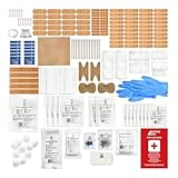 Active Era Premium Nachfüllset für Erste Hilfe Set - 180-teilige Notfall Ausrüstung inkl. Plaster, Kaltkompressen, Rettungsdecke für Zuhause, Büro, Reise oder als Erste Hilfe Set Outdoor