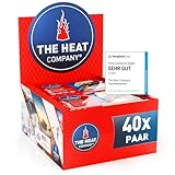 THE HEAT COMPANY Handwärmer - 40 Paar - EXTRA WARM - Taschenwärmer Wärmepads - Fingerwärmer: 12 Stunden warme Hände - luftaktiviert