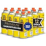 Magnum ® (12x Gaskartuschen 227g ideal für Gaskocher, Gasheizung, Gasbrenner, Unkrautbrenner oder Campingkocher – Butan Gaskartusche Typ MFS – 1A für perfekt für Küchenbrenner (12 Kartuschen)