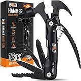 BIIB Geschenke für Männer, 12 in 1 Multitool Gadgets für Männer Geschenke für Papa, Geburtstagsgeschenk für Männer, Camping Zubehör Papa Geschenk, Adventskalender Füllung Männer