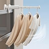 AISIR Reise Wäscheständer Klein Tragbar, mini Wäschetrockner Wandtrockner Ausziehbar, Platzsparender, Geeignet für mehrere Szenarien, Kleiderbügel für bis zu 7 Kleidungsstücke.