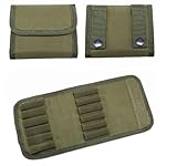 Patronenetui Munitionstasche Patronentasche für Jagd versch. Farben Sport Etui (Olive Grün)