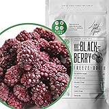 Brombeeren Gefriergetrocknete Früchte Ohne Zucker | 100% Natürlich Ungezuckert Blackberry Trockenfrüchte mach dein Brombeerpulver | Natural Freeze Dried Fruit | Obst Gefriergetrocknet | ZingyZoo