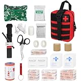 DAJASD Erste Hilfe Set, 54 Stück Medizinische Taktische Tasche, Erste Hilfe Trauma Set, Erste Hilfe Tasche, First Aid Kit Military, Medizinische Tasche für Camping Jagd Wandern Zuhause Auto Abenteuer