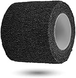 normani Survival Tarnband Gewebeklebeband selbsthaftend zur Tarnung von Outdoor Ausrüstungsgegenständen 5 cm x 4,5 m Rolle Farbe Schwarz