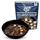 Miso Suppe - Fertiggericht - Camping Nahrung - Outdoor Nahrung - Express Mahlzeit - Lange Haltbar - Notfall Nahrung - Japanische Suppe mit Tofu