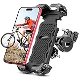 CIRYCASE Handyhalterung Fahrrad, [3s Installieren & Ultimative Anti-Vibration] Handyhalterung Motorrad Handyhalter Fahrrad, 360° Drehbar Lenkerklemme, Auto & Motorrad Ständer für 4,7-6,8' Handys