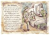 Die Staffelei Geschenk Soldaten/Witziges Gedicht mit liebevoller Zeichnung auf hochwertigem Papier/besondere Geschenkidee für den Soldaten