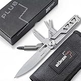 Böker Plus® Specialist Half Tool - Outdoor Edelstahl Multi-Tool Messer mit Schere - Multfunktions Taschenmesser mit Bithalter & Schraubendreher - Multifunktions-Werkzeug mit Glasbrecher & Stech-Ahle