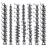Generisch Soldaten Männer - Soldaten Verschiedene Posen Actionfiguren | Soldier Figures | Special Forces Toy Army | 100 Figuren Set Für Kuchen Deko Lernprojekte Kinderpartys Mädchen