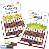 44 Aufkleber für Merci Schokolade Erzieherin Abschiedsgeschenke Sticker Etiketten Schokolade Sticker Blanko Erzieherin mit Herz Schokoladen Banderole zum Beschriften Abschied Kita Dankeschön Geschenk