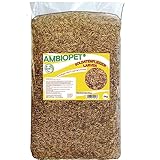 Ambiopet Soldatenfliegenlarven (Hermetia) getrocknet 1kg Packung, Black Soldier Fly, Protein- und fettreiches Wildvogelfutter, reich an Calcium und Laurinsäure