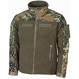 MFH Militärische Tarnungs-Feldjacke, 100% Polyester, Rip Stop Besatz, verstellbare Ärmel und Bund, YKK Reißverschlüsse (DE/NL/SE/PL, Alphanumerisch, L, Regular, Regular, flecktarn)