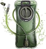 PUNDA Trinkblase 2 Liter BPA-frei für Trinkrucksack - Lecksicherer Wasserreservoir Ersatz für Wandern, Radfahren, Klettern und Laufen