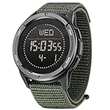 Militär Uhr Herren Digitaluhr Kompass Schrittzähler ohne app und Handy Kalorienzähler Herrenuhr Digital Armbanduhr Outdoor Tactical Watch Military 5 ATM Wasserdicht Stoppuhr Sport Chronograph Jungen