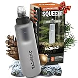 Bachgold® Squeeze Wasserfilter Outdoor – ultraleichter Wasserfilter (weiß) mit 500 L Kapazität | entfernt Bakterien, Viren & Mikroplastik | für Camping, Survival, Notfall, Bushcraft (Weiss, 1000 ml)