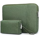 HYZUO 13,3-14 Zoll Laptop Tasche Set für MacBook Pro 14 M4/M3/M2/M1, MacBook Air/Pro 13,3, 13,5'/13,8' Surface Book/Laptop, 13,3' HP Dell Lenovo Asus Acer, Grasgrün