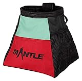 MANTLE climbing equipment Boulderbag Atletico Mint/rot zum Bouldern Klettern Turnen