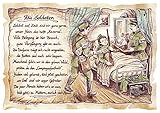 Die Staffelei Geschenk Soldaten/Witziges Gedicht mit liebevoller Zeichnung auf hochwertigem Papier/besondere Geschenkidee für den Soldaten
