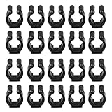 EEEKit Angelrutenhalter Clips, 20 Stück Wandmontierte Angelrutenklammern Rack, C-Clips Aufbewahrungsorganizer für Billard-Snooker-Queues
