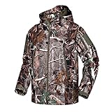 Kelmon Herren Softshelljacke Wasserabweisend Militär Jacke Taktische Jacke Warme Outdoorjacke Winddichte Funktionsjacke mit Multi Reißverschlusstaschen