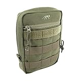 Tasmanian Tiger TT Tac Pouch 5 Rucksack Zusatz-Tasche für Zubehör EDC, Molle-kompatibel, incl. Regenhülle, 20 x 15 x 5 cm (Oliv)