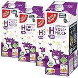 Gut&Güntig fettarme Lactosefrei Haltbare Milch 3,8% Fett Haltbare Milch, je 1 Liter, 4 Stück