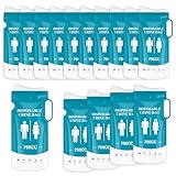 MXTIMWAN 15 Stück Einweg Urinbeutel für Unterwegs, 750 ML Urinflaschen für Männer, Taschen WC für Frauen, Notfalltoiletten fürs Auto, Notfall Toilette für Unterwegs, Camping, Outdoor, Reisetoilett