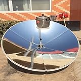 Solarofen Tragbarer Herd Campingkocher Solarkocher | Campingkochgeschirr Und überlebensausrüstung, Outdoor-ofen Und Solarbetriebener Campinggrill, Campingkocher Und Sonnenofen Zum Wandern, 59 Zoll Dur