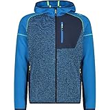 CMP - Herrenjacke mit fester Kapuze, Fluss-B. Blau, 54