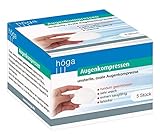 Augenkompressen, ovale, rundum geschlossene Augenkompresse, 52 x 70 mm, unsteril, 5 Stück, 2er-Pack.