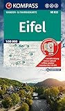 KOMPASS Wanderkarten-Set 833 Eifel (4 Karten) 1:50.000: Wander- und Fahrradkarte in einem - inklusive Offline-Verwendung in der KOMPASS-App. Wander-& Radwege. Langlaufen.