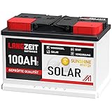 Solarbatterie 12V 100Ah Wohnmobilbatterie Bootsbatterie Schiff Batterie Solar