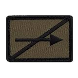 Café Viereck ® Bundeswehr Fernspäh Taktik Zeichen Gestickt mit Klett - 5 cm x 3,5 cm