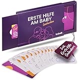 Geschenk zur Geburt: Onlinekurs Erste Hilfe am Baby - Geschenkbox mit Wissenskarten