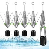 5 Sätze 110g Birnenblei Angeln Blei Angeln Angelblei Bleigewichte Angeln Blei Gewichte mit 4 Beinen Blei Set Angelgewichte Kit Angelzubehör für Meeresangeln, Flussangeln, Bachangeln, Floßangeln