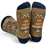 Lavley Zum Angeln Geboren, Zur Arbeit Gezwungen lustige Socken für Männer