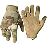 WTACTFUL Flexible atmungsaktive Taktische Handschuhe Einsatzhandschuhe Tatical Gloves Herren Vollfinger Touchscreen-Handschuhe Gilt für Kletter Radfahren Motorrad Jagd L CP Camo